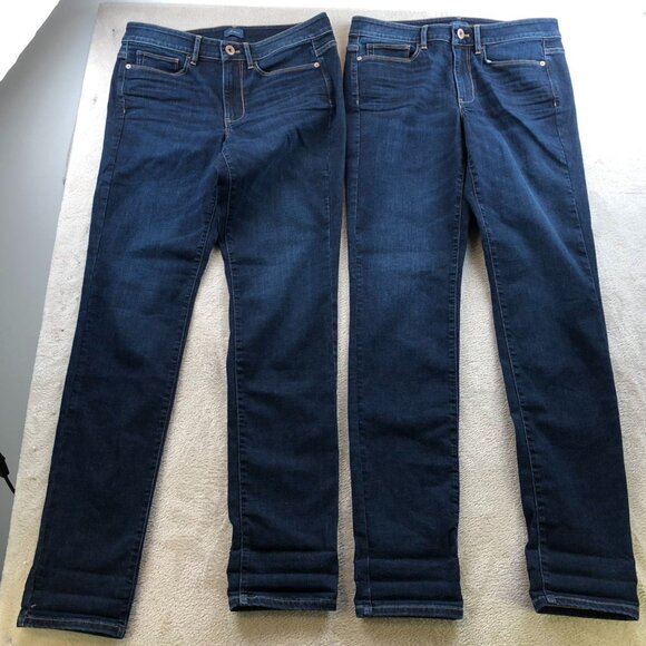J.Jill Womens Jeans Size 6 Lot Of Two Straight Slim Blue Denim Dark Wash Casual - Picture 14 of 15